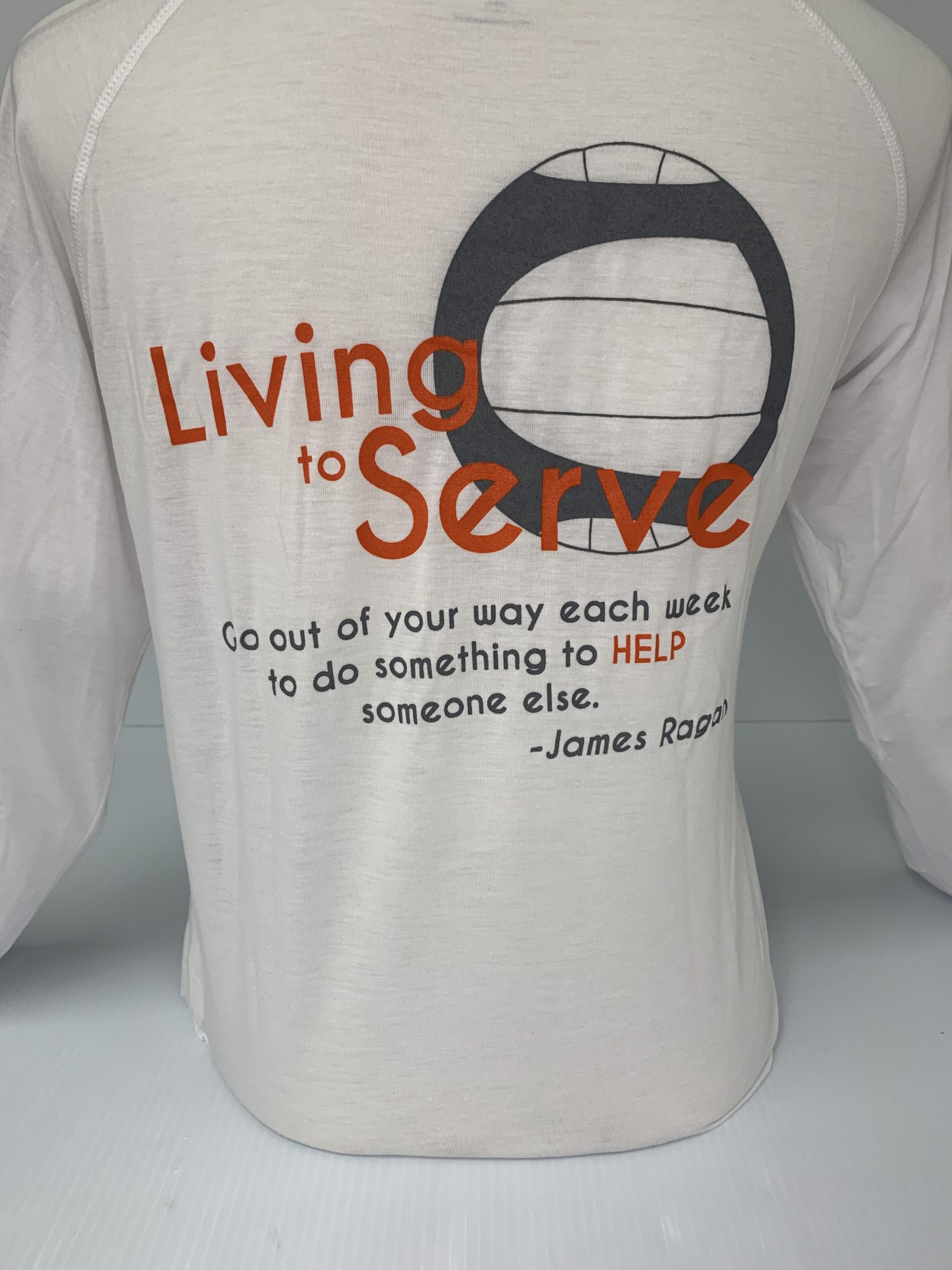 TOKC LIVING TO SERVE TSHIRT FRONT